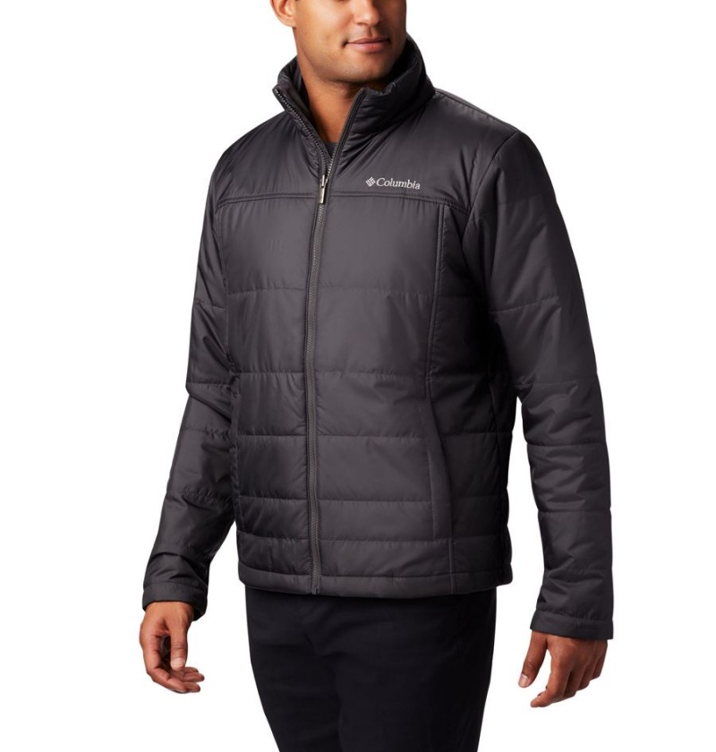 Grey Columbia Horizons Pine Interchange Men's 3 In 1 Jackets | 82651ABSI