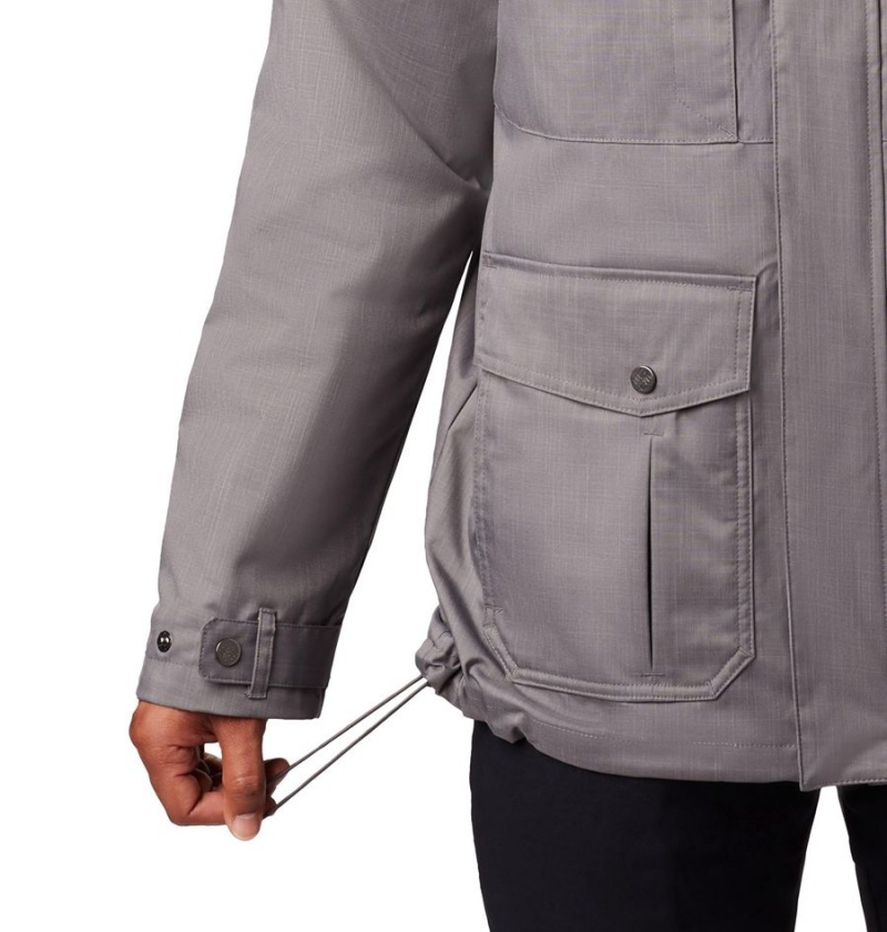 Grey Columbia Horizons Pine Interchange Men's 3 In 1 Jackets | 82651ABSI