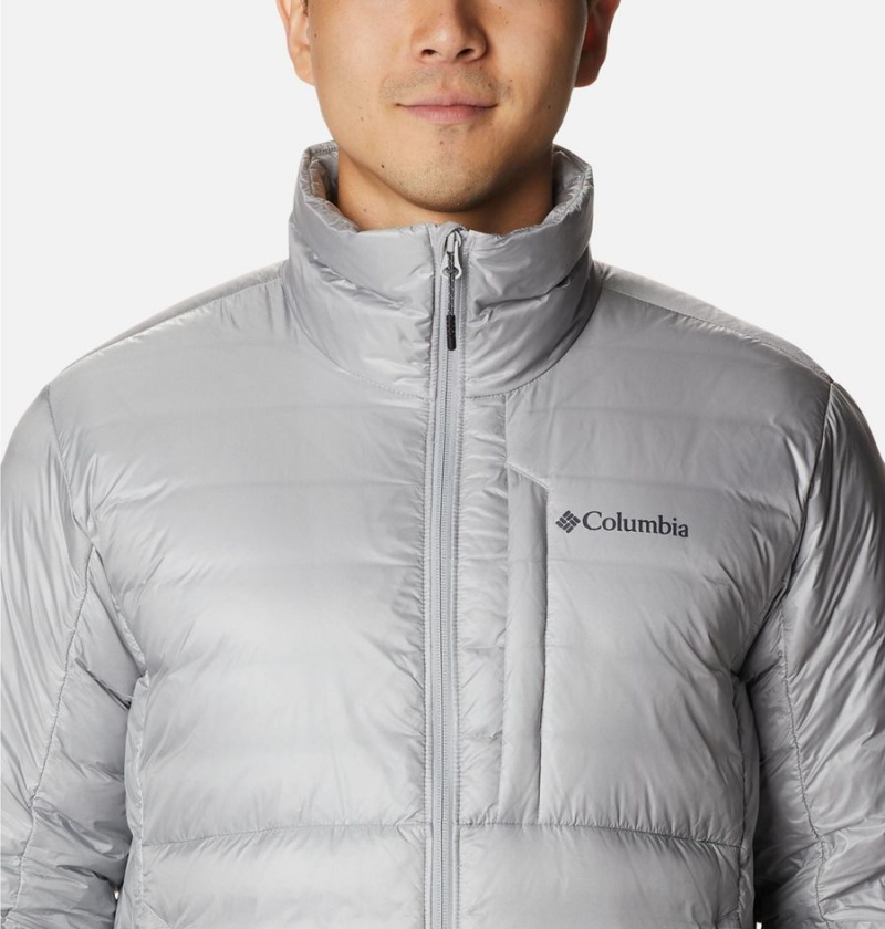 Grey Columbia Infinity Summit Omni Heat Infinity Double Wall Insulated Men's Puffer Jacket | 62803SMIJ