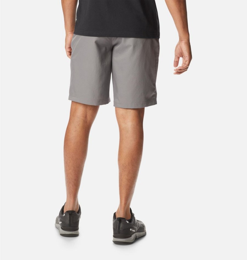 Grey Columbia Iron Mountain Trail Men's Shorts | 18425LPNR