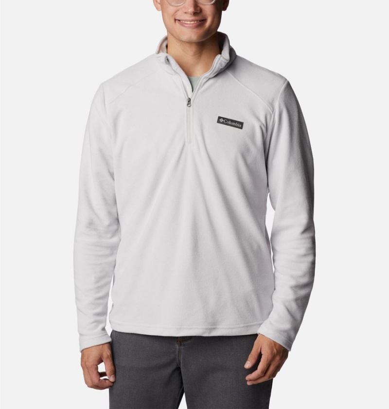 Grey Columbia Lake Aloha Half Zip Fleece Men\'s Pullover | 74803DBHK