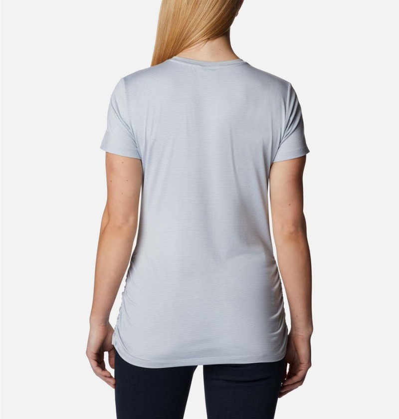 Grey Columbia Leslie Falls Short Sleeve Women's T-Shirt | 28734HDUS