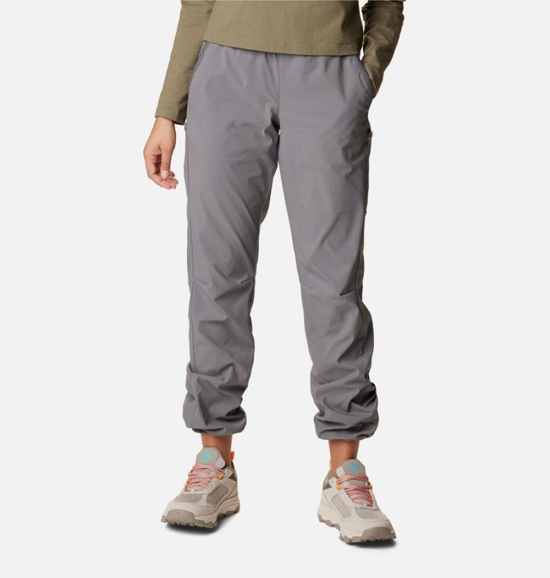 Grey Columbia Leslie Falls Women's Pants | 90481SAHZ