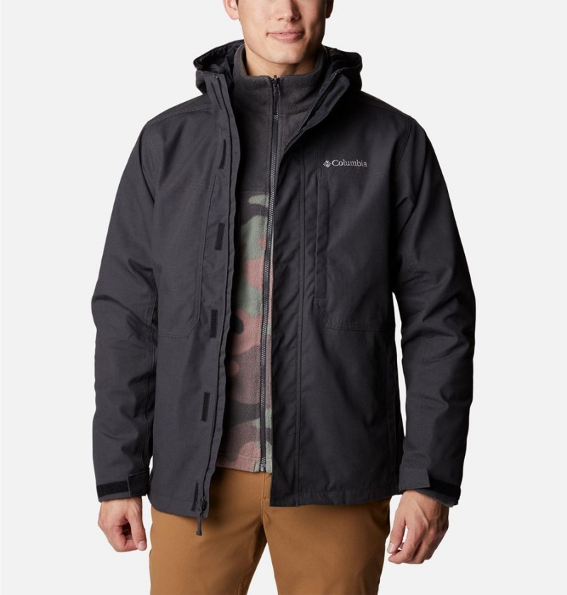 Grey Columbia Loma Vista Interchange Men's 3 In 1 Jackets | 51793SNOM