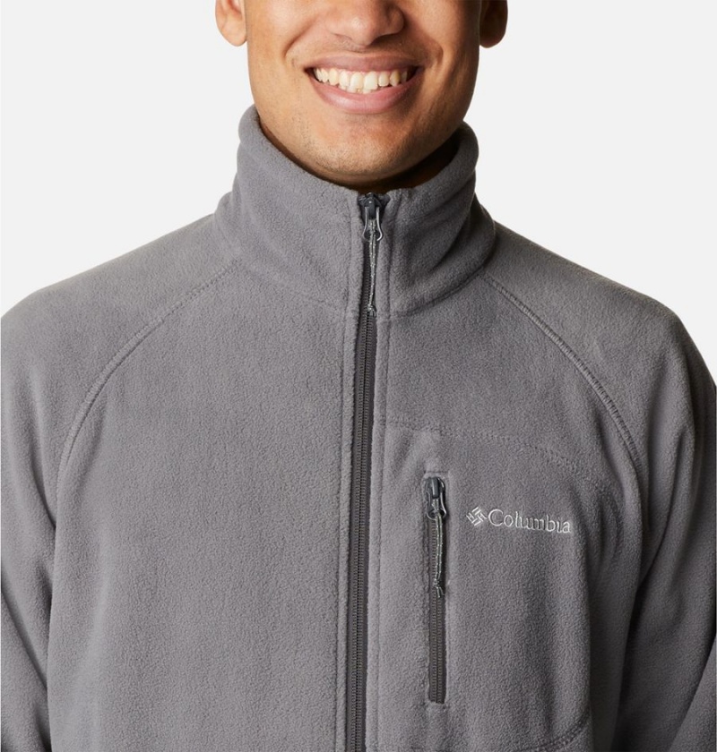 Grey Columbia Mitchell Lane Full Zip Men's Fleece Jacket | 84693WMLI