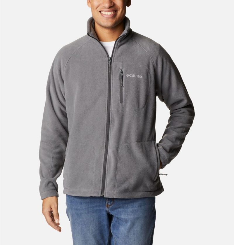 Grey Columbia Mitchell Lane Full Zip Men\'s Fleece Jacket | 84693WMLI