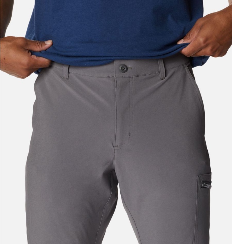 Grey Columbia Narrows Pointe Men's Pants | 80741AKVE