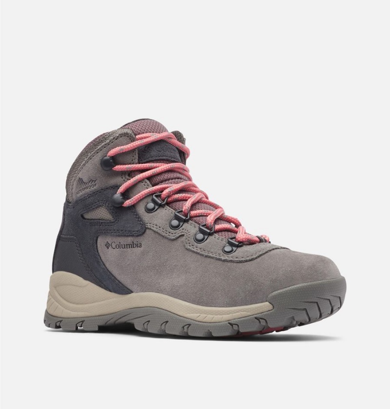 Grey Columbia Newton Ridge Plus Waterproof Amped Boot Women's Hiking Shoes | 10346EXKV