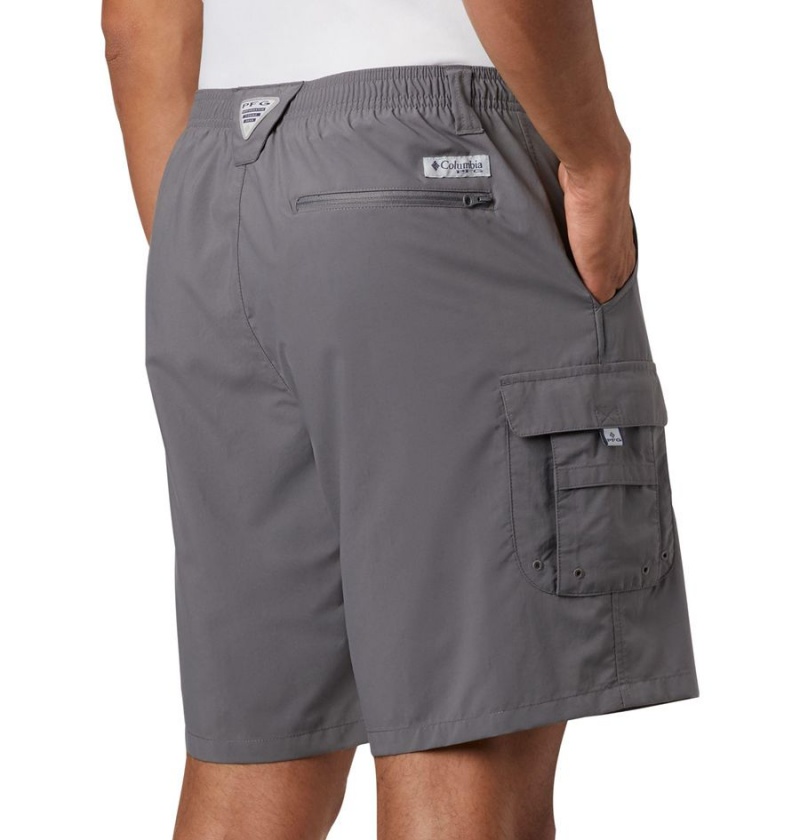 Grey Columbia PFG Bahama Men's Shorts | 50926WVBG