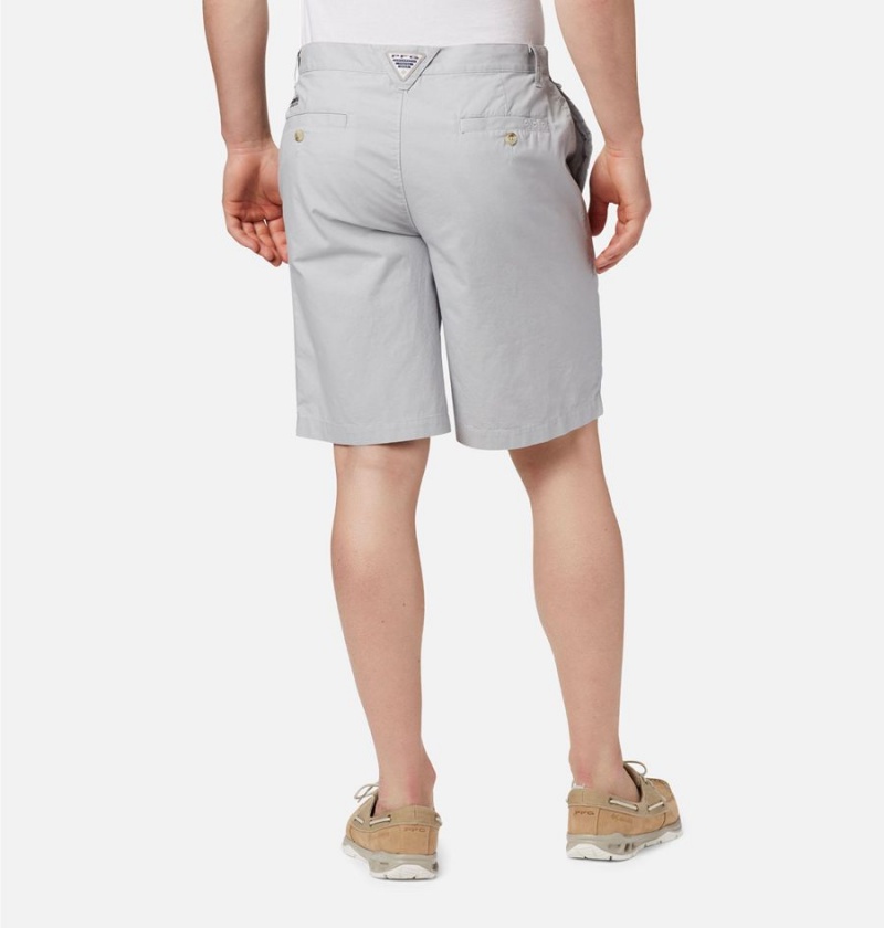 Grey Columbia PFG Bonehead II Men's Shorts | 15296JHUO