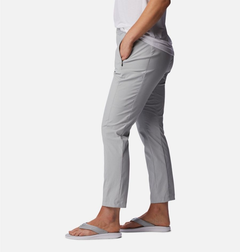 Grey Columbia PFG Cast and Release Stretch Women's Pants | 07641JTOP