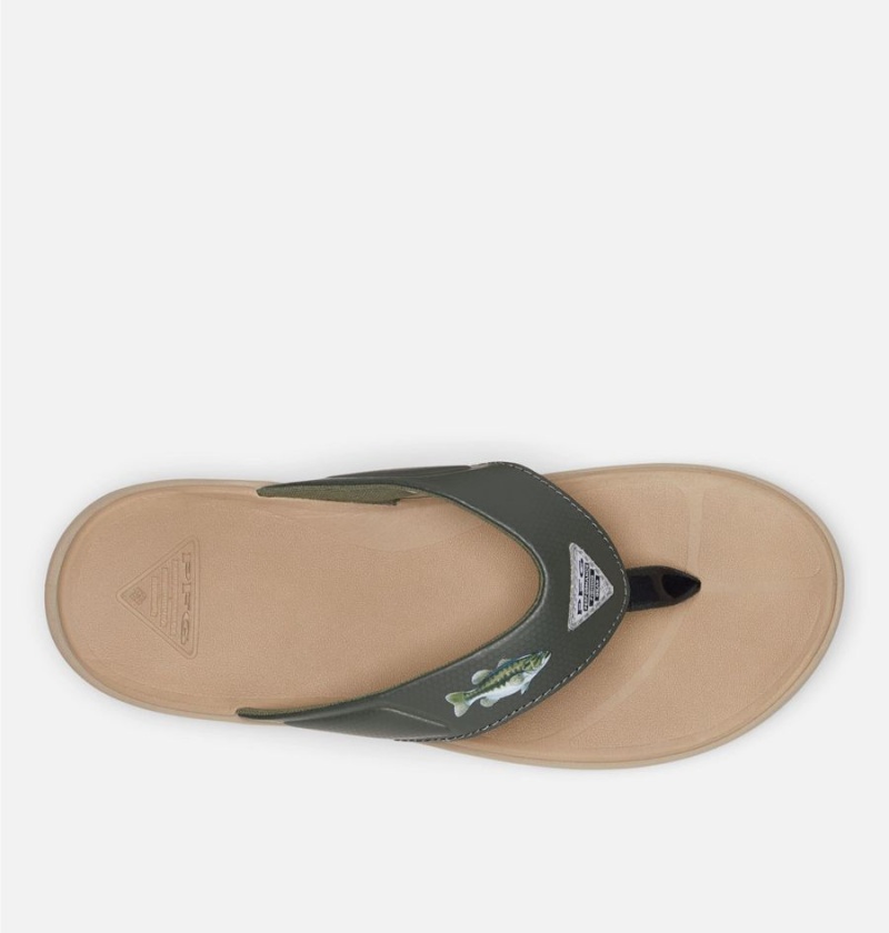 Grey Columbia PFG Fish Flip II Men's Sandals | 08316XKMC