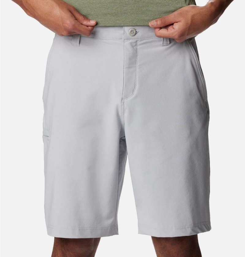 Grey Columbia PFG Grander Marlin II Offshore Men's Shorts | 13470JSCV