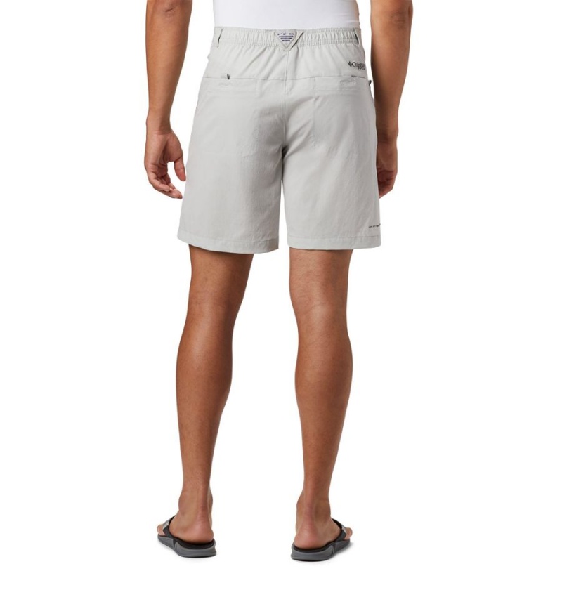 Grey Columbia PFG Permit III Men's Shorts | 28064KGCF