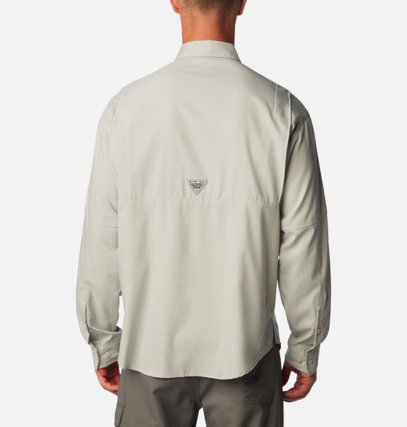 Grey Columbia PFG Tamiami II Long Sleeve Men's Shirt | 25743DZOM