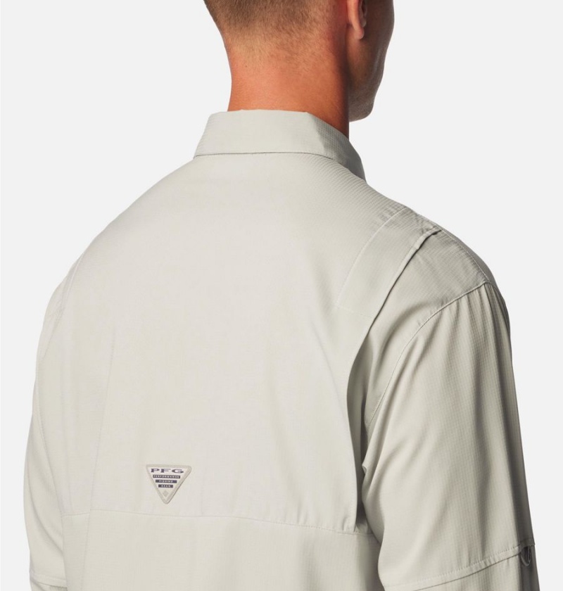 Grey Columbia PFG Tamiami II Long Sleeve Men's Shirt | 25743DZOM