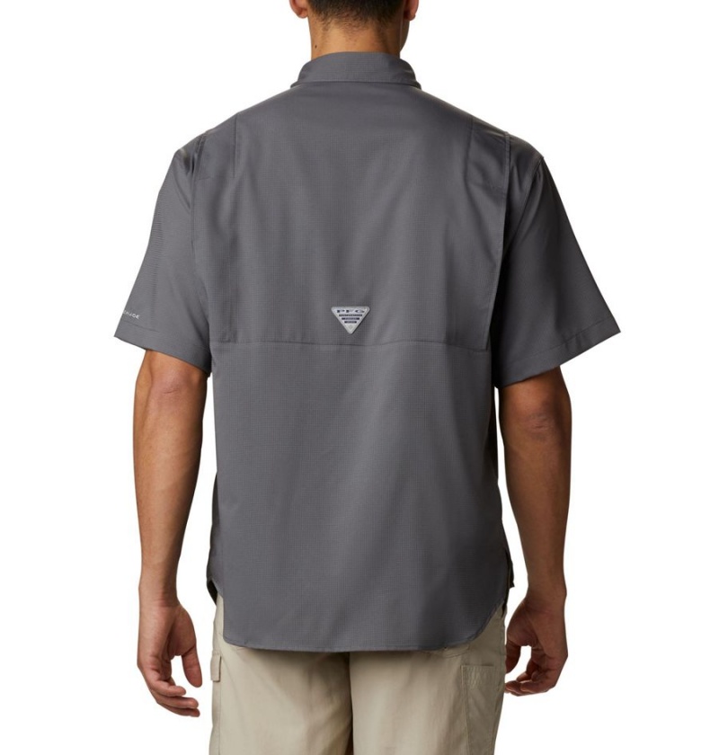 Grey Columbia PFG Tamiami II Short Sleeve Men's Shirt | 39746FYOQ