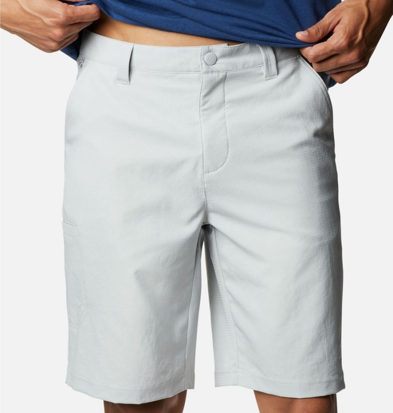 Grey Columbia PFG Tamiami Men's Shorts | 51403QLCM