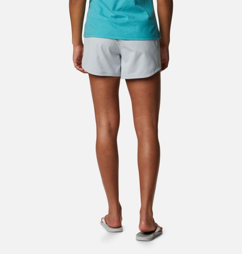 Grey Columbia PFG Tamiami Pull-On Women's Shorts | 53290HVPU