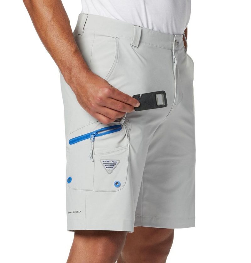 Grey Columbia PFG Terminal Tackle Men's Shorts | 94587RGHD