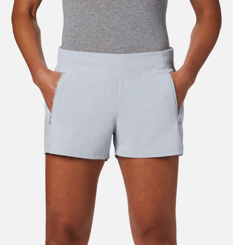 Grey Columbia PFG Tidal II Women's Shorts | 16259AWTU