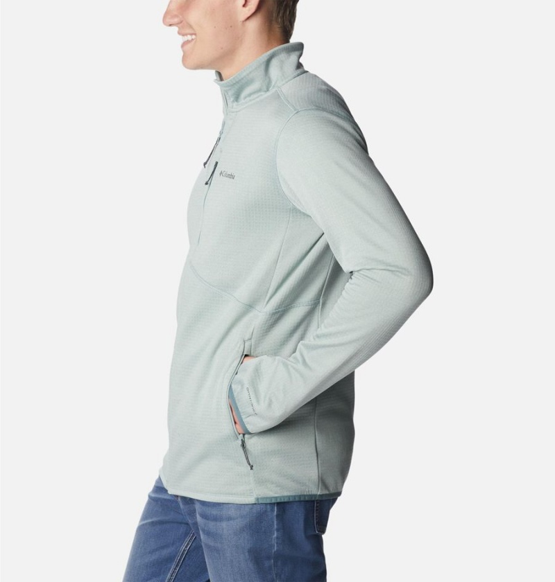 Grey Columbia Park View Full Zip Men's Fleece Jacket | 04718ELCT