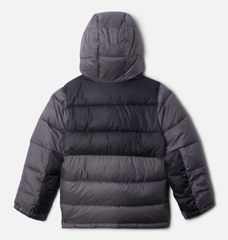 Grey Columbia Pike Lake II Hooded Kids' Jacket | 53709WSKB