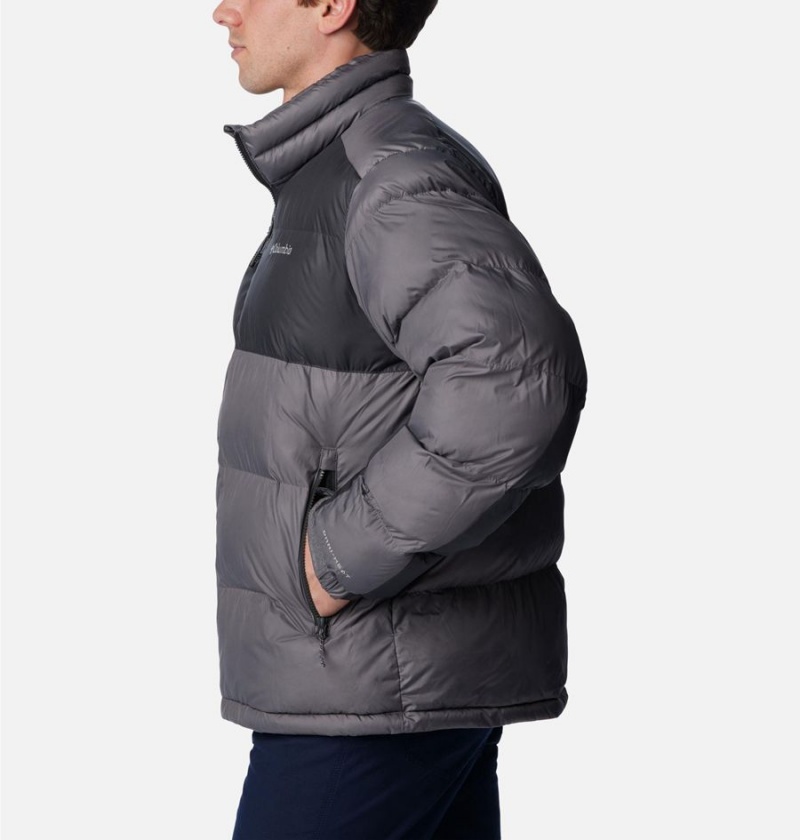 Grey Columbia Pike Lake II Insulated Men's Puffer Jacket | 48795NTID