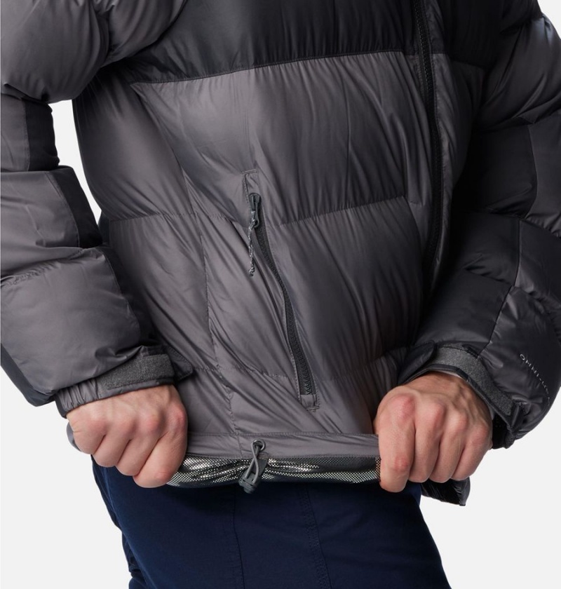 Grey Columbia Pike Lake II Insulated Men's Puffer Jacket | 48795NTID