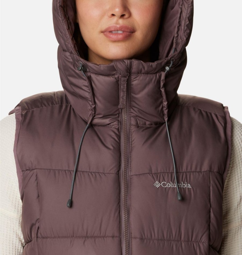 Grey Columbia Pike Lake II Insulated Women's Vest | 34785WUAM