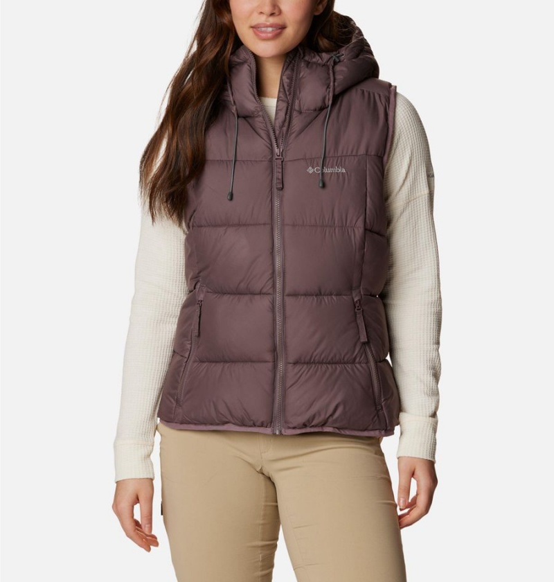 Grey Columbia Pike Lake II Insulated Women\'s Vest | 34785WUAM