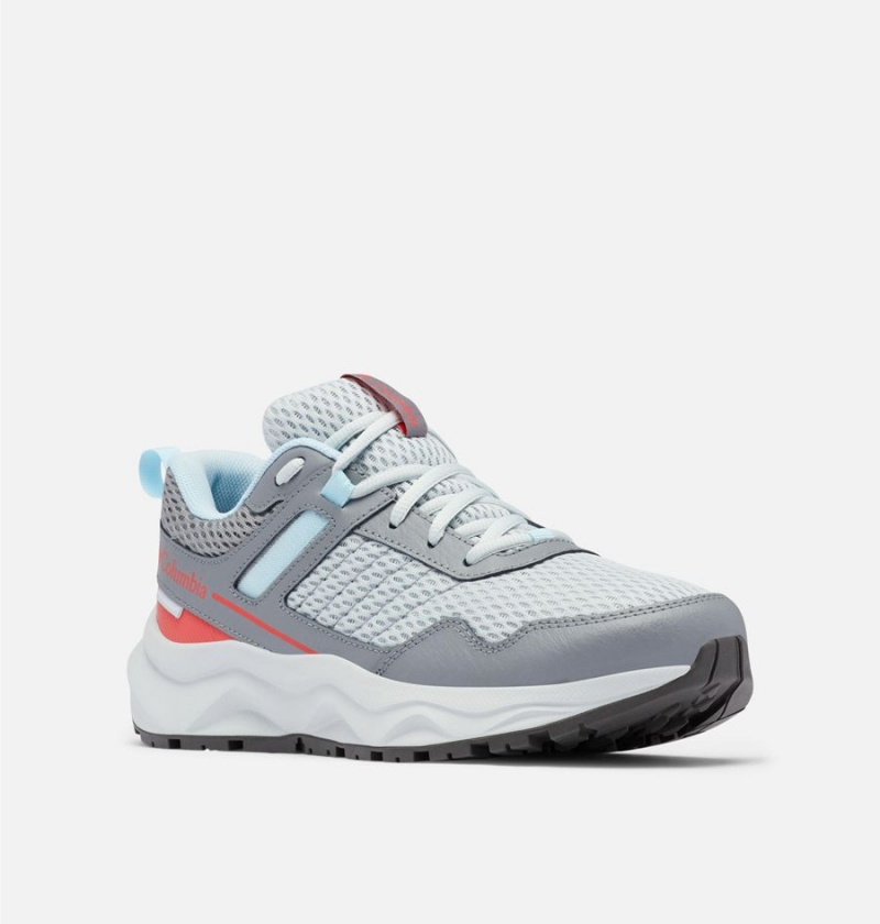 Grey Columbia Plateau Waterproof Women's Sneakers | 26450YHSC