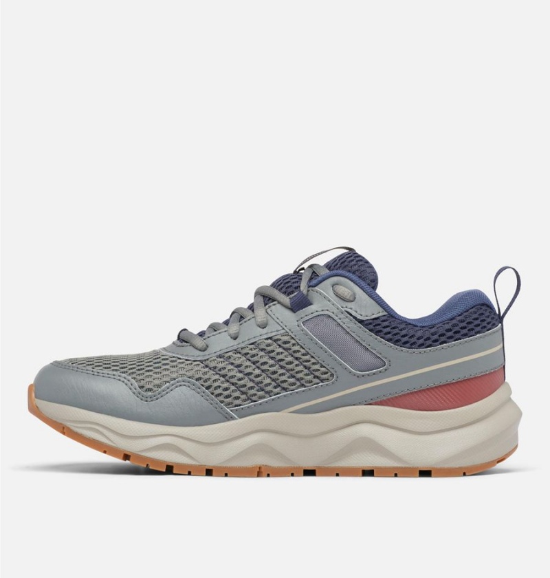 Grey Columbia Plateau Waterproof Women's Sneakers | 61579LBYJ