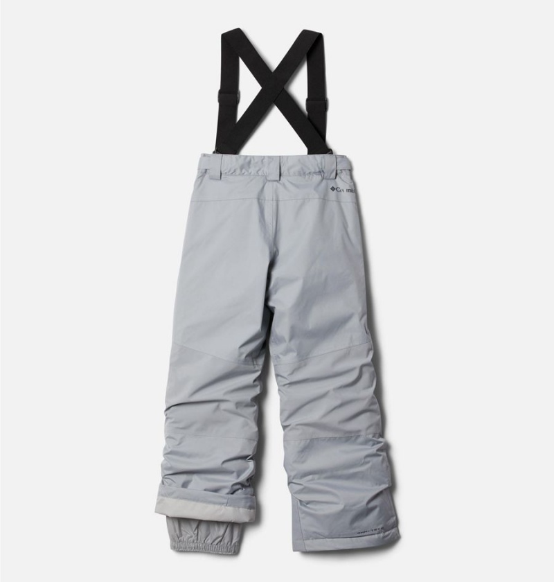 Grey Columbia Powder Turner Suspender Ski Kids' Pants | 41087HURX