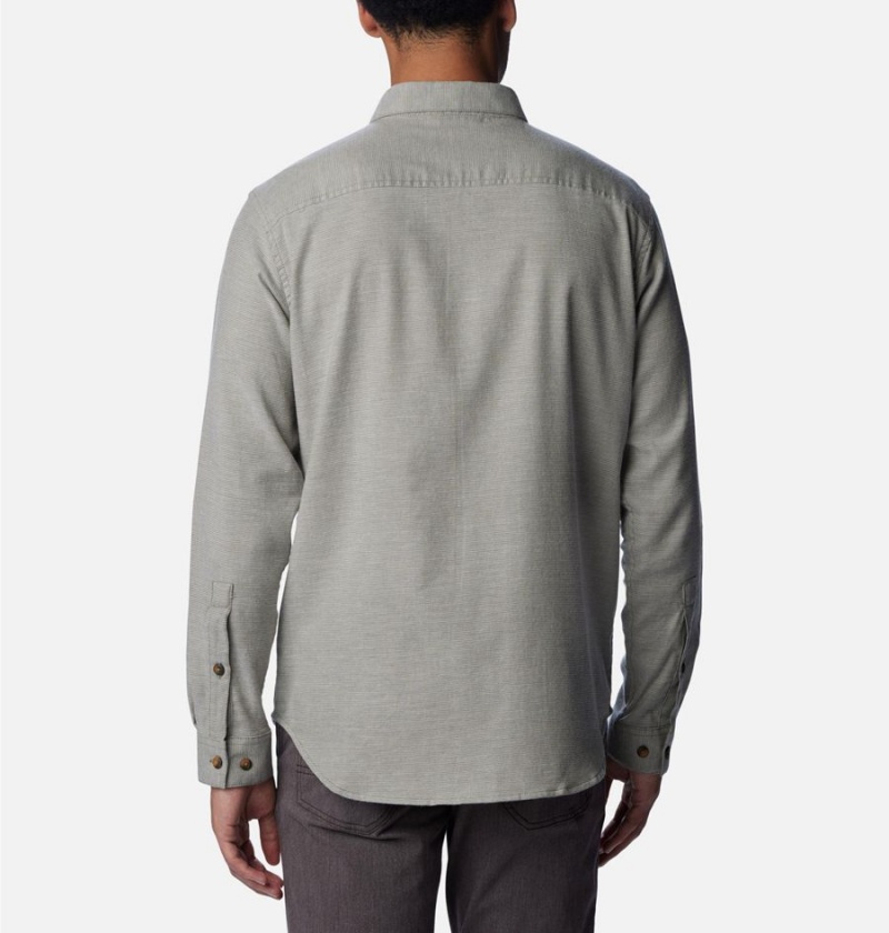 Grey Columbia Rapid Rivers II Long Sleeve Men's Shirt | 98245OIRY