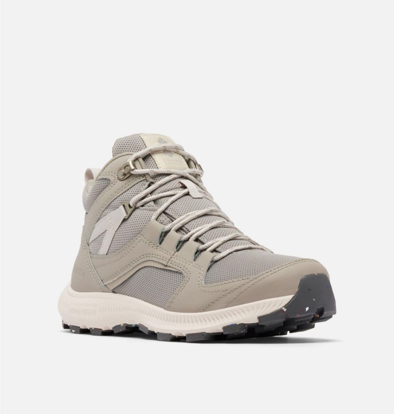 Grey Columbia Re-Peak Mid Women's Hiking Shoes | 52819HTVK