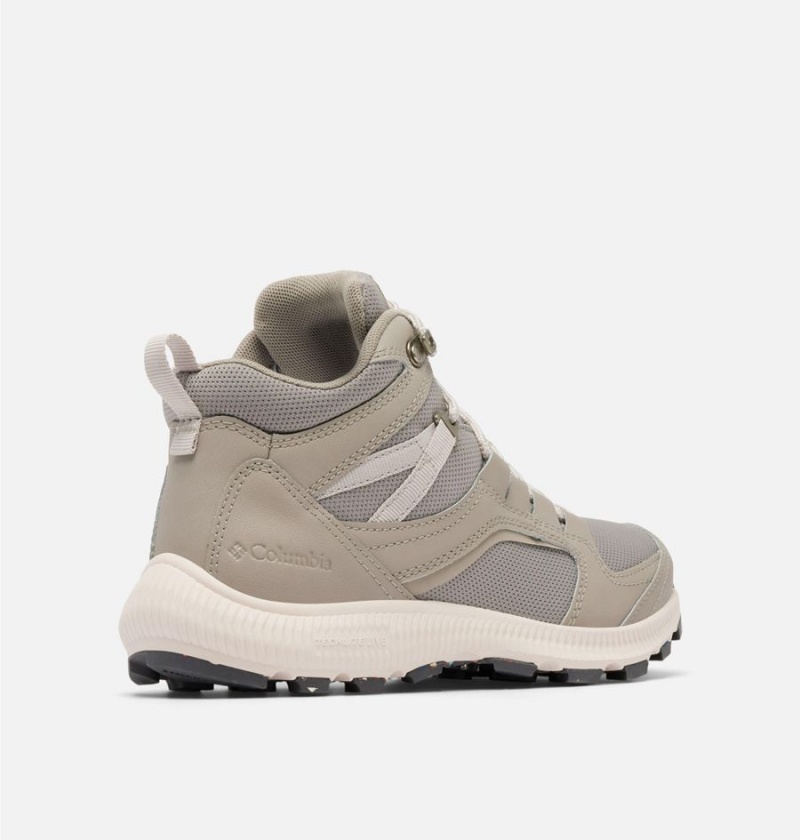 Grey Columbia Re-Peak Mid Women's Hiking Shoes | 52819HTVK