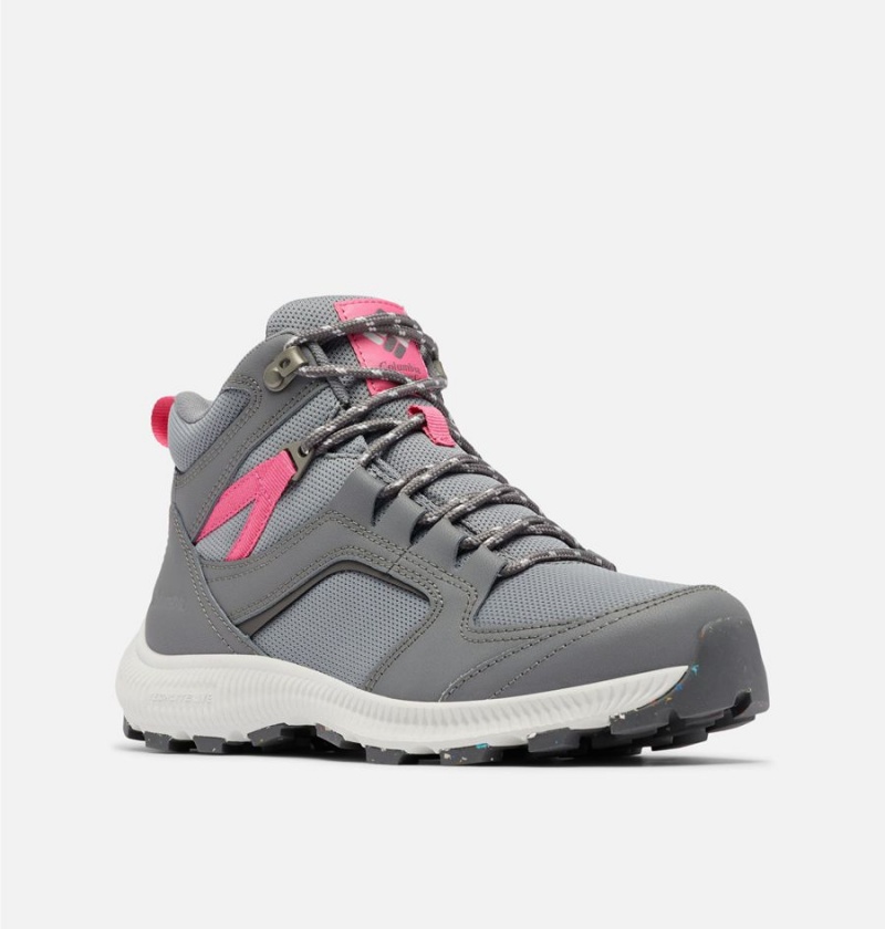 Grey Columbia Re-Peak Mid Women's Hiking Shoes | 60351XNOM