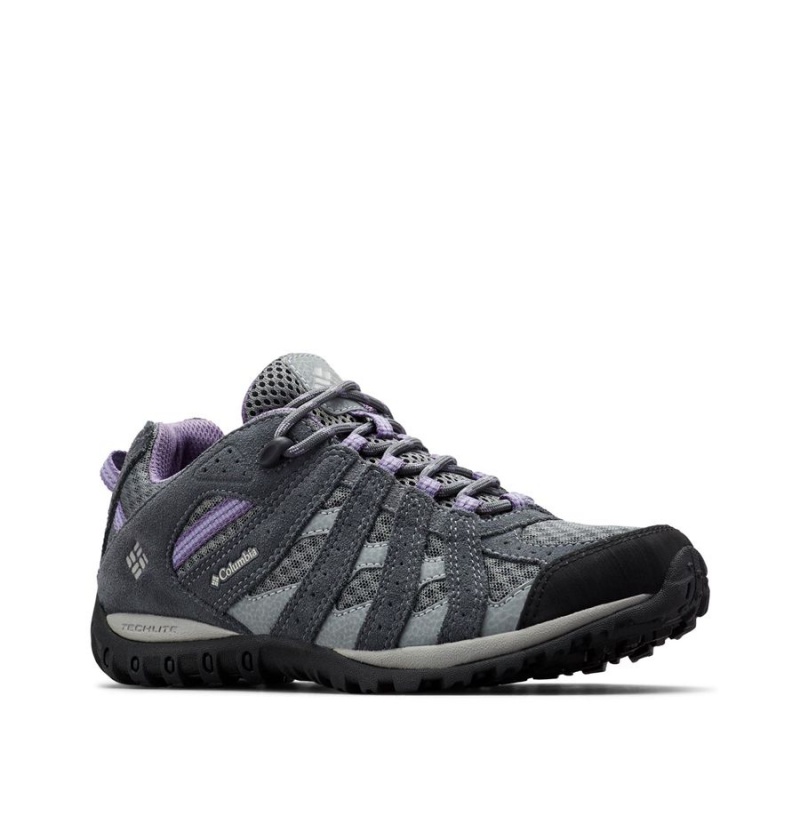 Grey Columbia Redmond Low Women's Hiking Shoes | 38901EPQD