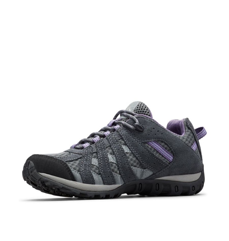 Grey Columbia Redmond Low Women's Hiking Shoes | 38901EPQD