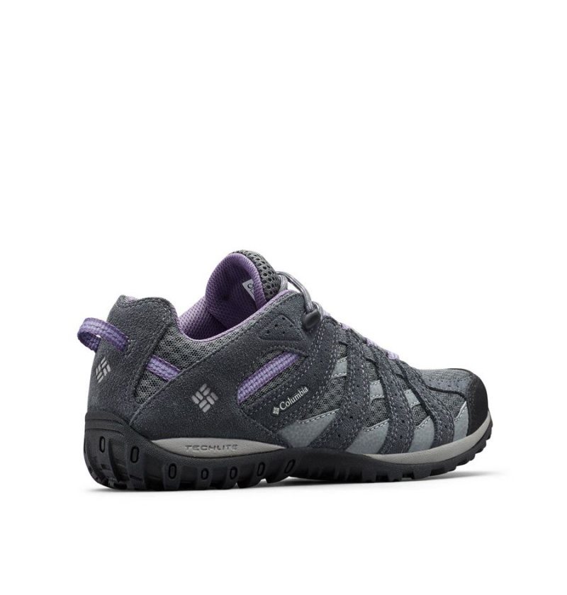 Grey Columbia Redmond Low Women's Hiking Shoes | 38901EPQD