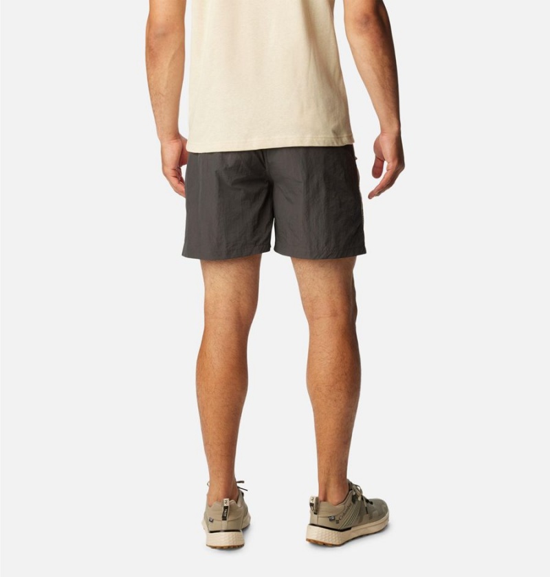 Grey Columbia Riptide Retro Men's Shorts | 95103RIJX