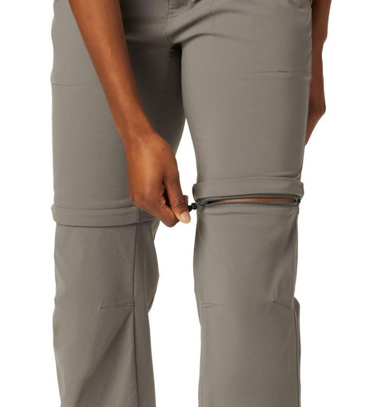 Grey Columbia Saturday Trail II Stretch Convertible Women's Pants | 38140CVLQ