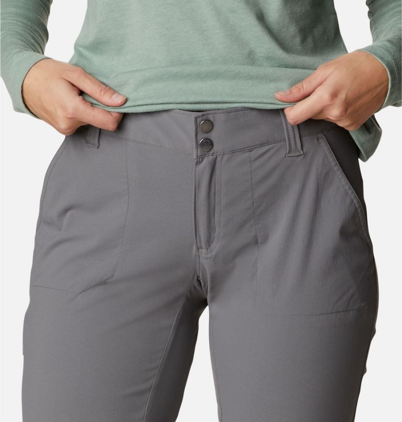 Grey Columbia Saturday Trail Stretch Women's Pants | 69218LHFW