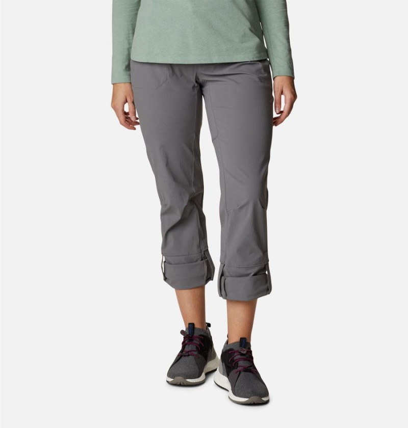 Grey Columbia Saturday Trail Stretch Women's Pants | 69218LHFW