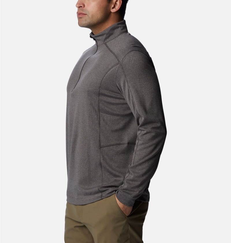 Grey Columbia Shotgun Quarter Zip Golf Men's Pullover | 79253YFEV