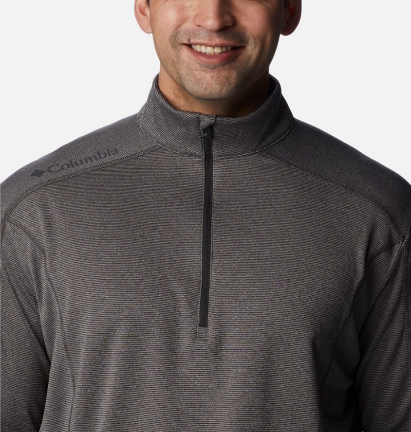 Grey Columbia Shotgun Quarter Zip Golf Men's Pullover | 79253YFEV