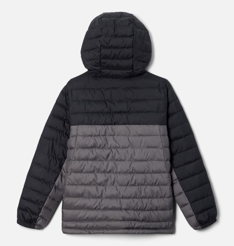 Grey Columbia Silver Falls Hooded Kids' Jacket | 59172TNVY