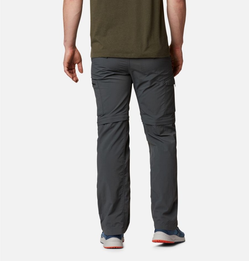 Grey Columbia Silver Ridge Convertible Men's Pants | 35407GVOD