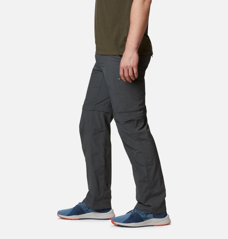 Grey Columbia Silver Ridge Convertible Men's Pants | 35407GVOD